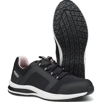 Pracovní obuv POLOBOTKY dámské kompozitní tužinka a planžeta Jalas TEMPUS 5628 S1P ESD SRC černá-růžová-bílá 35