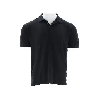 pracovní tričko FRUIT OF THE LOOM triko s límečkem Piqué F502 černé vel. XXL