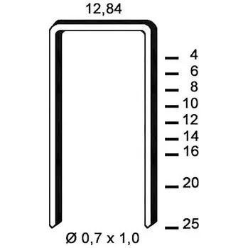 Průmyslová sponka ALSAFIX spona typ A 4 mm z ocelového drátu pozinkováno (10000 kusů)