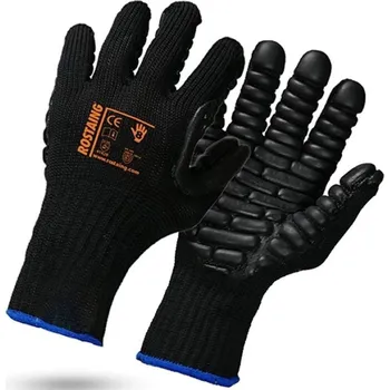 Pracovní rukavice RUKAVICE ANTIVIBRAČNÍ latex VIBRAPROTECT černá 10 (XL)