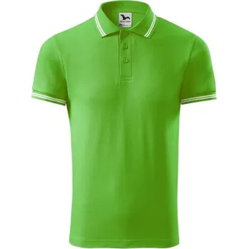 Pánská košile POLOKOŠILE krátký rukáv bavlna+PES pique URBAN 219 apple green 92 3XL