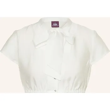 Spieth & Wensky Dámská Dirndl Halenka Grimm S Vázačkou, bílá, 34