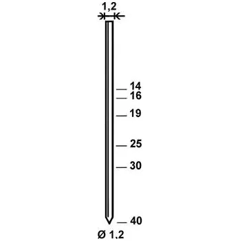 Hřebík ALSAFIX hřebíky GA 30 mm z ocelového drátu pozinkováno (7000 ks)