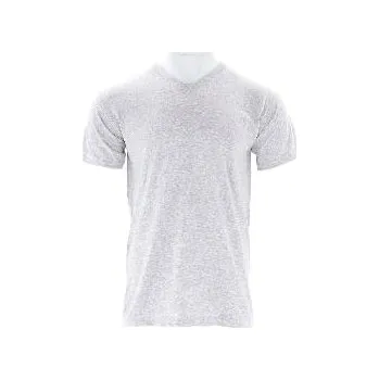 FRUIT OF THE LOOM triko s výstřihem do V F270 šedé melírované vel. XXL