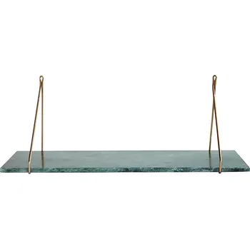 police Závěsná police House Doctor HDMarble 24 x 70 cm tyrkysová barva 209780902 69X