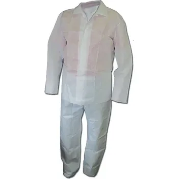 Jednorázový oděv OBLEK pas všeobecný F 1007 c) POTEX V bílá 4 (182-188/56-58)