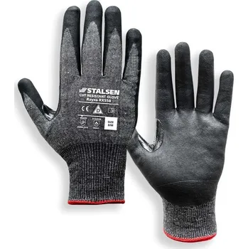 Pracovní rukavice RUKAVICE PROTIŘEZNÉ A TEPELNÁ RIZIKA do 100°C RAYZA RX558 šedá-černá 9 (L)