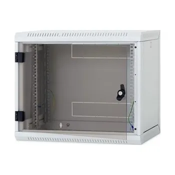 Rozvaděč TRITON 19" jednodílný rozvaděč 9U/400mm, odnímatelné boční kryty, černý RUA-09-AS4-BAX-A1