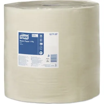 Tork Basic utěrka, 1 vrstvá, 1 role v balení, šířka 23,5 cm bez perforace W1, 127107