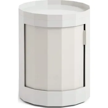 Noční stolek HAY Úložný stolek Facet Cabinet Low, misty grey