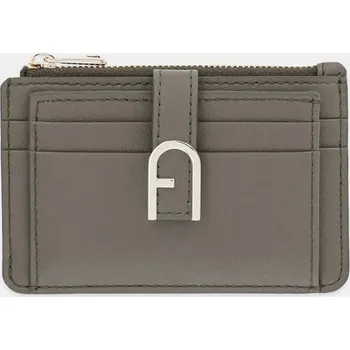 Peněženka Kožená peněženka Furla dámská, zelená barva, WP00403.BX2045.2810S 87X, vel. ONE SIZE