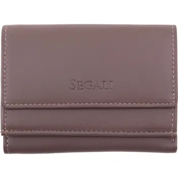 Peněženka Malinká dámská kožená peněženka Segali SG1756 MINI Taupe šedohnědá