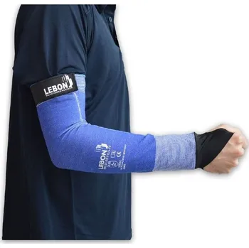 Pracovní rukavice RUKÁVNÍK protiřezný a tepluvzdorný PROSLEEVE/LH/V s otvorem na palec modrá L (široký)