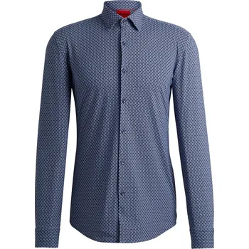 Pánská košile Košile Hugo Dark Blue 1155866 15.7 inch
