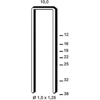 Průmyslová sponka ALSAFIX spona typ G 32 mm z ocelového drátu pozinkováno (2600 kusů)