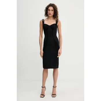 Dámské šaty Šaty Versace Jeans Couture 79HAO94M.DT037 černá 99X, vel. 38