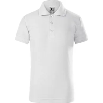 POLOKOŠILE dětská krátký rukáv PIQUE POLO 222 bílá 00 158 cm/12 let