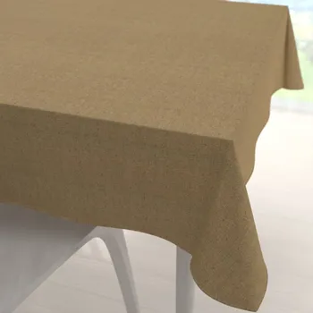 ubrus Dekorační čtvercový ubrus PML-121 Zlatohnědá režná 40x40 cm