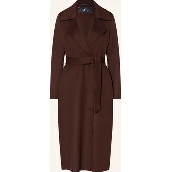 Dámský kabát Luisa Cerano Dámský Vlněný Kabát, tmavě hnědá, 42