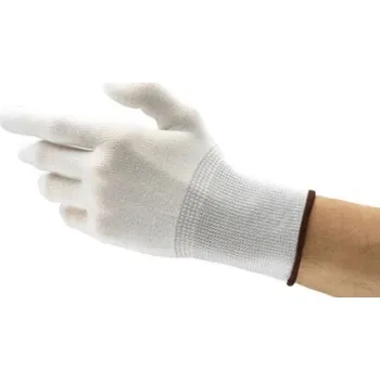 Pracovní rukavice RUKAVICE TEXTILNÍ pletené nylon HYFLEX 11-300 bílá 10 (XL)