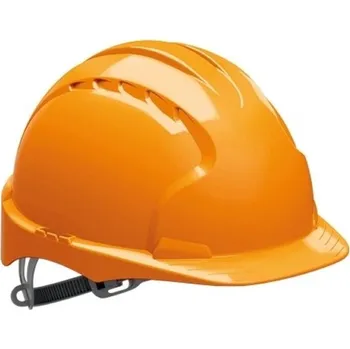 Pracovní přilba PŘILBA JSP EVO3 Mid Peak Wheel Ratchet nevětraná oranžová UNI