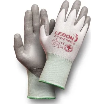 Pracovní rukavice RUKAVICE PROTIŘEZNÉ povrstvené PU POWERFIT bílá-šedá 12 (3XL)