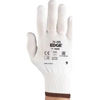 Pracovní rukavice RUKAVICE TEXTILNÍ pletené nylon EDGE 76-200 bílá 7 (S)