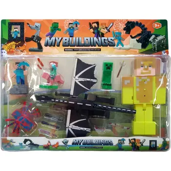 Figurka Kolekce figurek Minecraft My buildings sada FIBH2053 - SLEVA 3% s kodem radost25