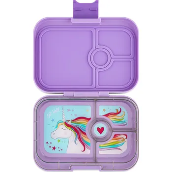 Svačinový box Yumbox Krabička na svačinu - svačinový box Panino - Lavande Purple Unicorn
