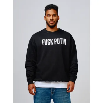 Pánská mikina Never Enough Mikina Dallas Fuck Putin Velikost: XXL