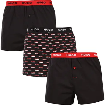 Trenýrky 3PACK pánské trenky HUGO vícebarevné (50532565 967) XL Možnost vrácení zboží ZDARMA do 120 dnů!
