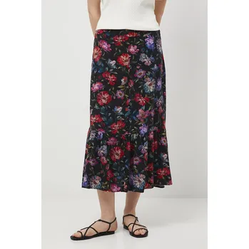 Dámská sukně Sukně Medicine černá barva, midi, áčková RW25-SDD030 99A, vel. XL