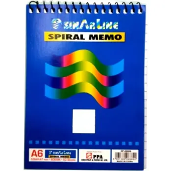 Vyrobeno v Číně Blok spirálový A6 mix