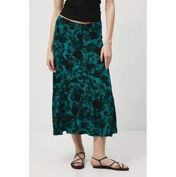 Dámská sukně Sukně Medicine zelená barva, midi, áčková RW25-SDD030 67A, vel. S