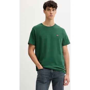 Pánské tričko Bavlněné tričko Levi's pánské, zelená barva, 56605 56605.0292 77X, vel. XS