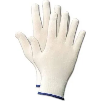 Pracovní oblečení RUKAVICE TEXTILNÍ pletené mikrovlákno SUPERMICRO bílá 9 (L)