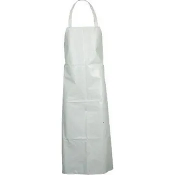 Pracovní zástěra ZÁSTĚRA pogumovaná laclová dlouhá F 4105 bílá UNI