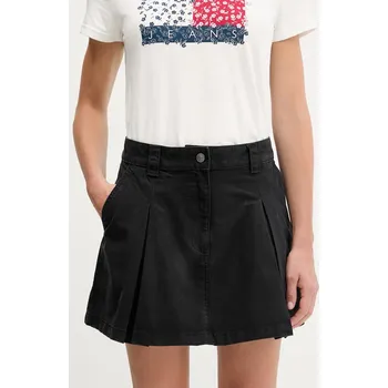 Dámská sukně Bavlněná sukně Tommy Jeans DW0DW21137 černá 99X, vel. 30