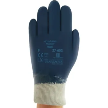 Pracovní rukavice RUKAVICE POVRSTVENÉ nitril (celomáčené) ACTIVARMR HYCRON 27-602 modrá 10 (XL)