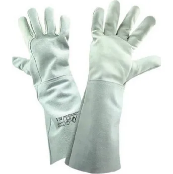 Pracovní rukavice RUKAVICE SVÁŘECÍ jehněčí lícovka E1/15 LI šedá 11 (2XL)