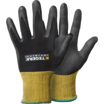 Pracovní rukavice RUKAVICE TEPELNÁ RIZIKA do 100°C TEGERA INFINITY 8800 černá-žlutá 6 (XS)