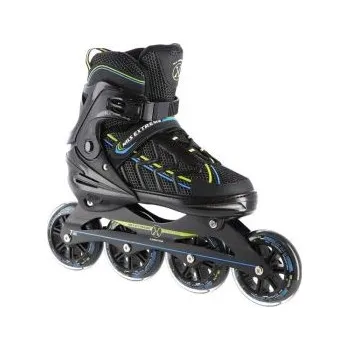 Kolečkové brusle NILS Extreme NA1128 černo-zelené EU 35-38 brusle + DÁREK DLE VÝBĚRU!