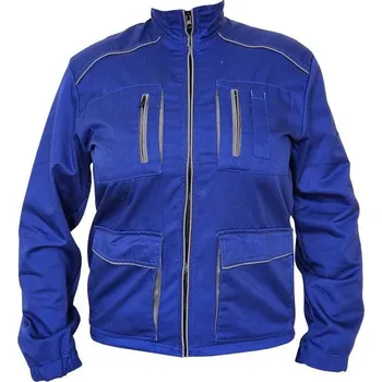 Pracovní zástěra BLŮZA dámská bavlna+PES REX modrá-sv.šedá 58/176