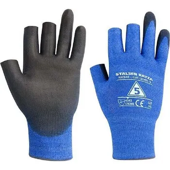 Pracovní rukavice RUKAVICE PROTIŘEZNÉ povrstvené PU RAYZA RX546 modrá-černá 11 (2XL)