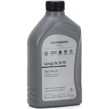 Motorový olej Originální motorový olej LongLife IV 0W-20 1 l pro Škoda,Volkswagen, Seat, Audi originál