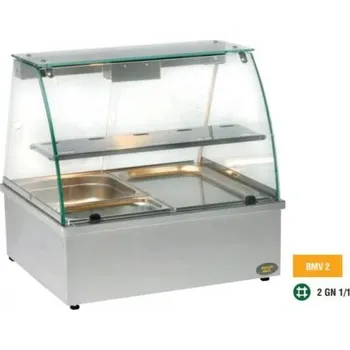 Vinotéka Roller Grill Vitrína pultová vyhřívaná BMV 2 - s vodní lázní