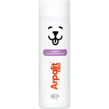 Kosmetika pro psa Šampon Arpalit Neo se složkou pro snížení parazitární zátěže a bambusovým extraktem 250ml