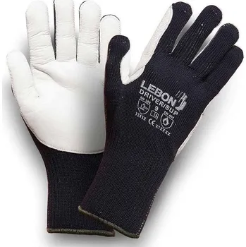 Pracovní rukavice RUKAVICE PROTIŘEZNÉ A TEPELNÁ RIZIKA do 100°C DRIVER/SUP modrá-bílá 8 (M)