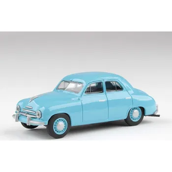 autíčko Škoda 1201 1956 - Modrá Světlá 1:43 Škoda 1201 sedan - kovový model auta