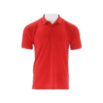 FRUIT OF THE LOOM triko s límečkem Piqué F502 červené vel. XXL